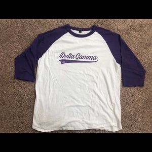 Delta Gamma Baseball tee